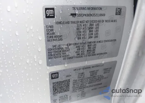 2025 Chevrolet Silverado 1500 4Wd Short Bed Custom from USA, damaged, VIN 1GCPKBEK2SZ116569